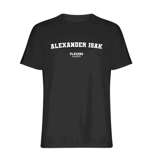 Alexander Isak Players Couture Mens T-Shirt Black