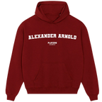 Alexander Arnold hoodie – navy men's hoodie with white Alexander Arnold letters and Players Couture logo on the chest