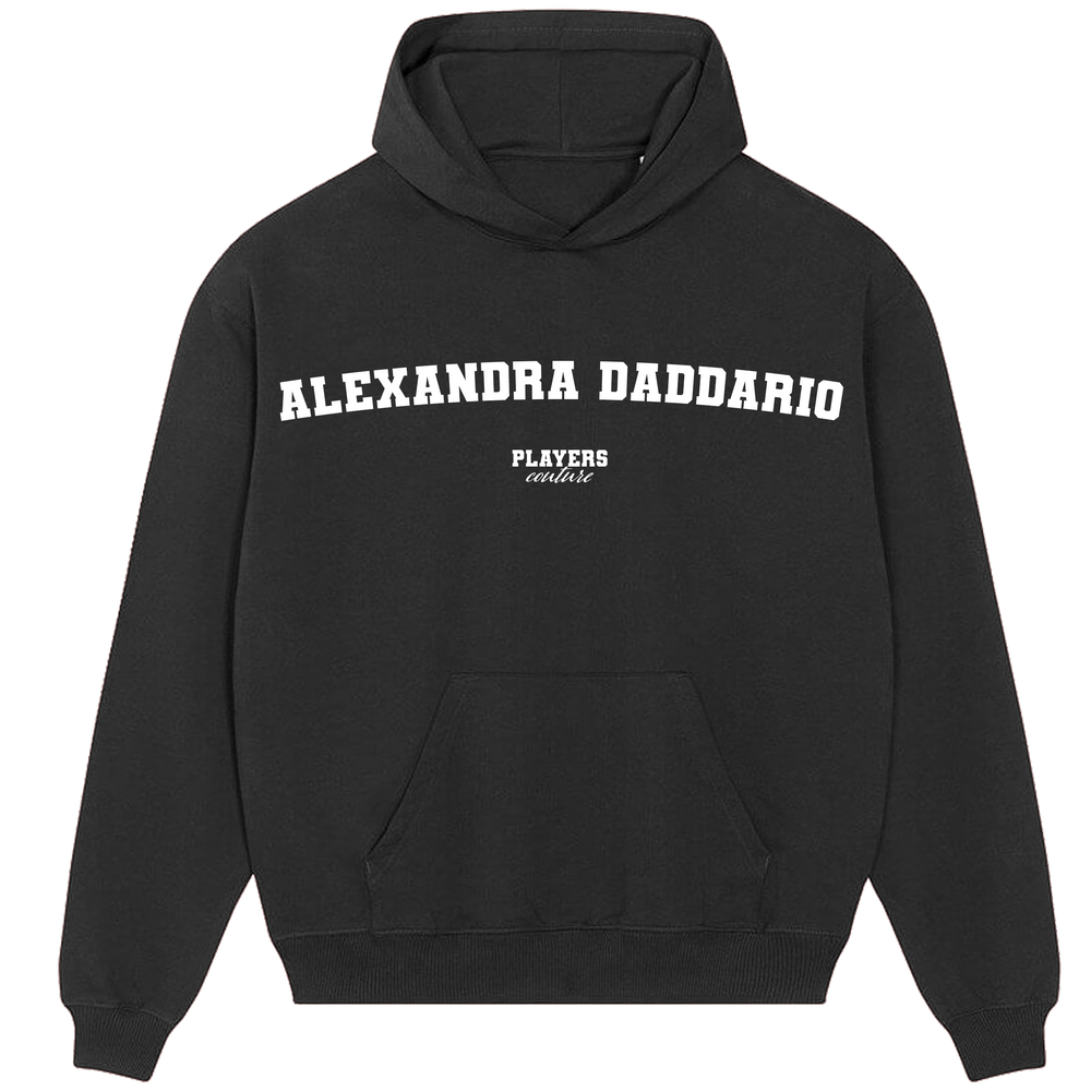 Alexandra Daddario Players Couture Men's Casual Hoodie Black
