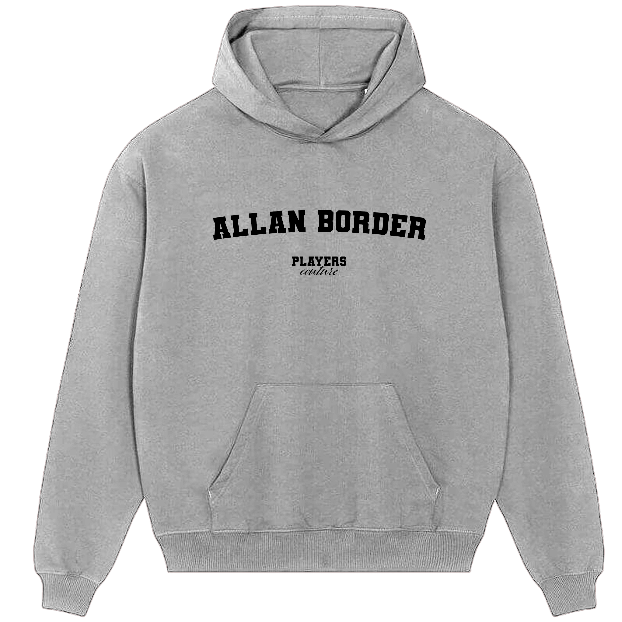 Allan Border Players Couture Men's Casual Hoodie Gray
