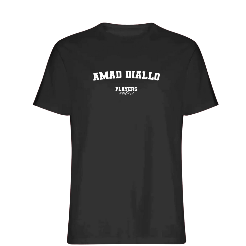 Amad Diallo Players Couture Mens T-Shirt Black
