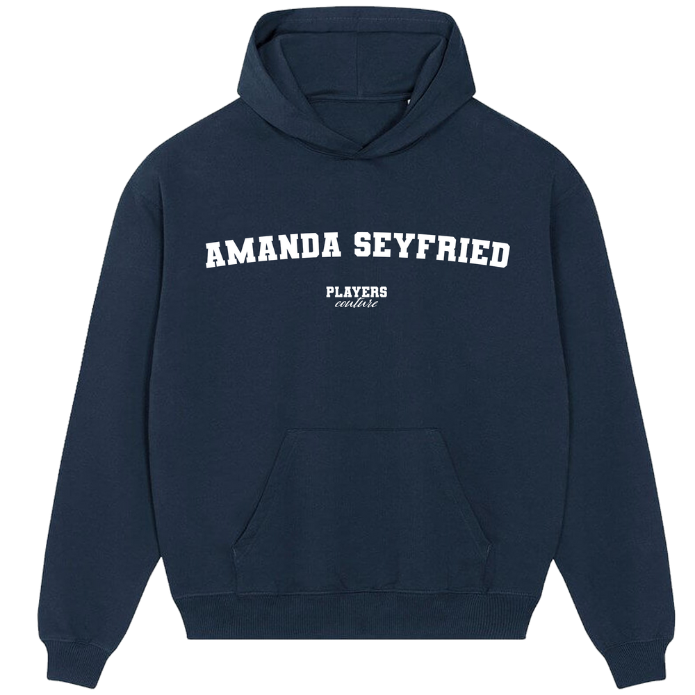 Amanda Seyfried Players Couture Men's Casual Hoodie Navy