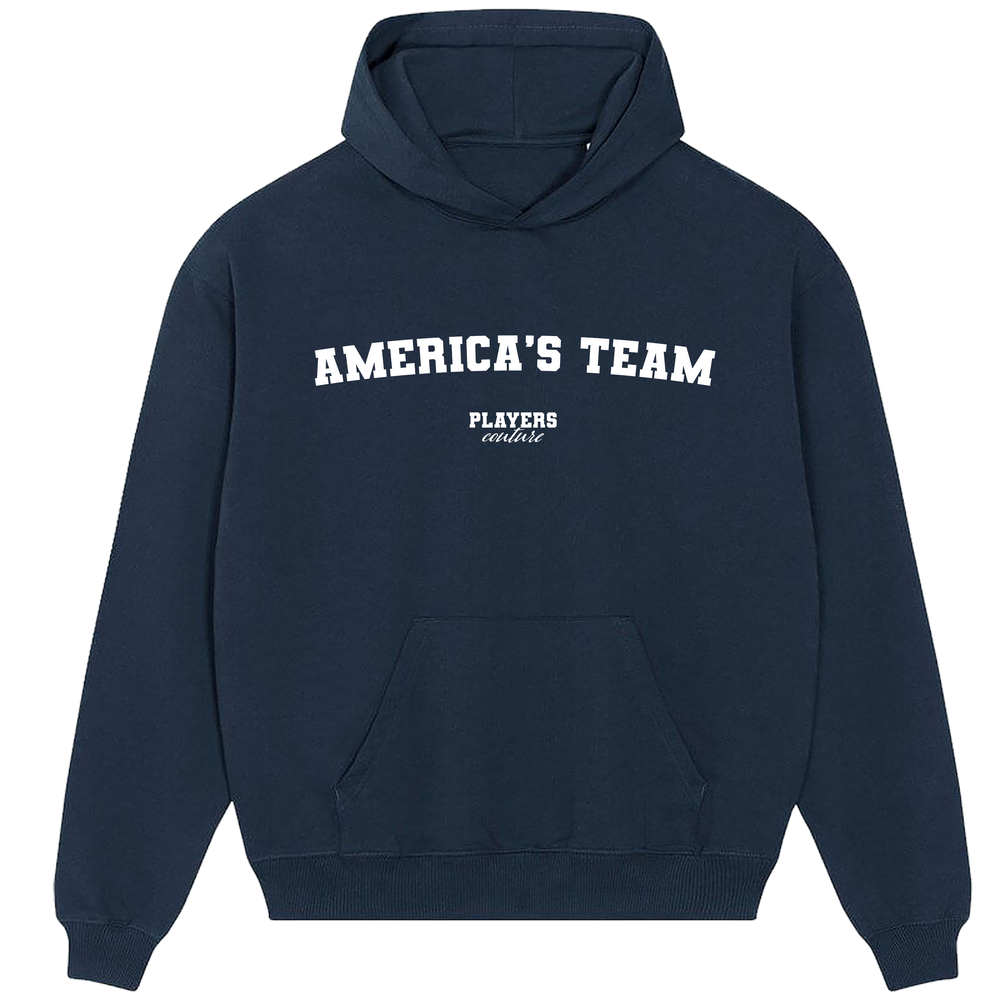 America's Team Players Couture Men's Casual Hoodie Navy