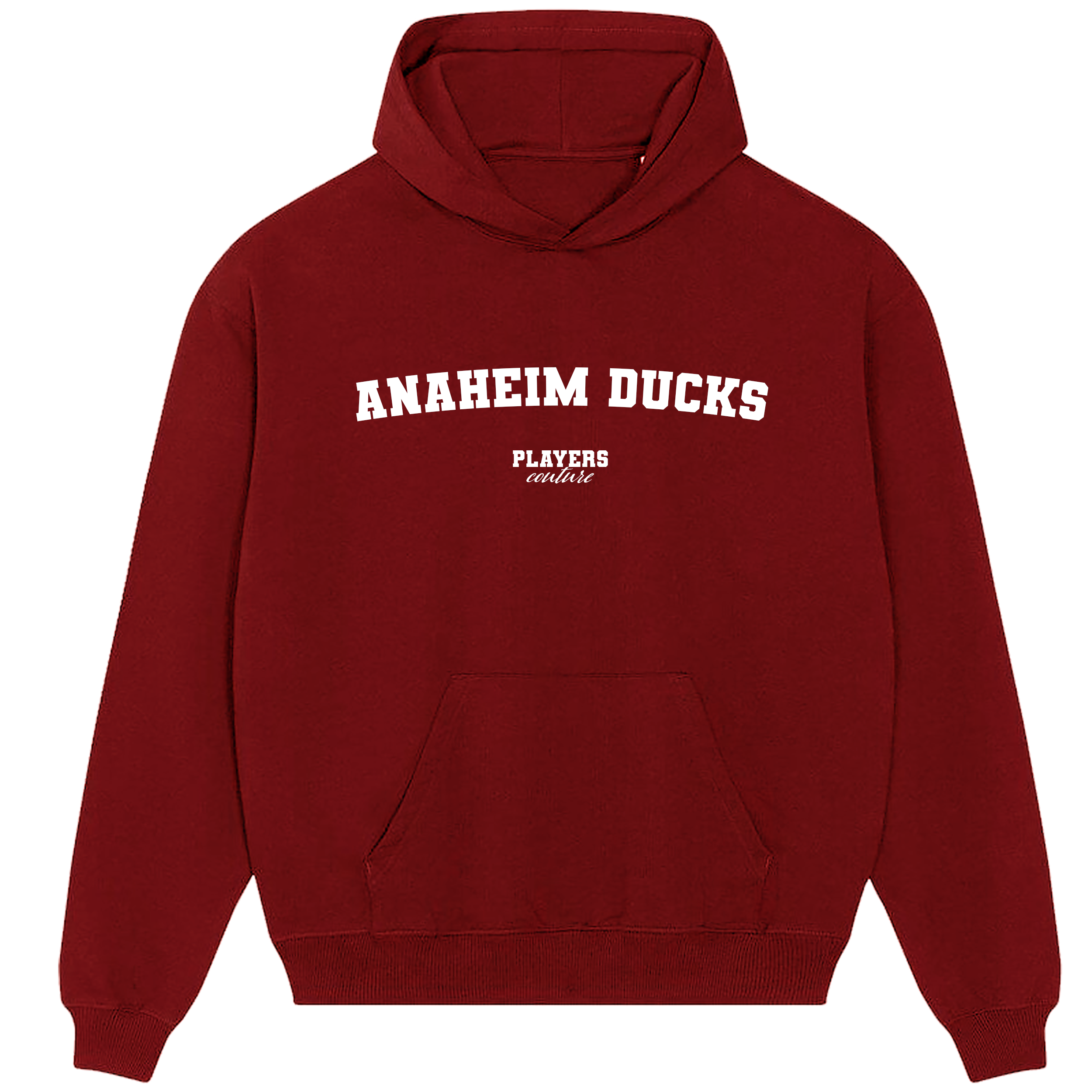 Anaheim Ducks Players Couture Men's Casual Hoodie Red