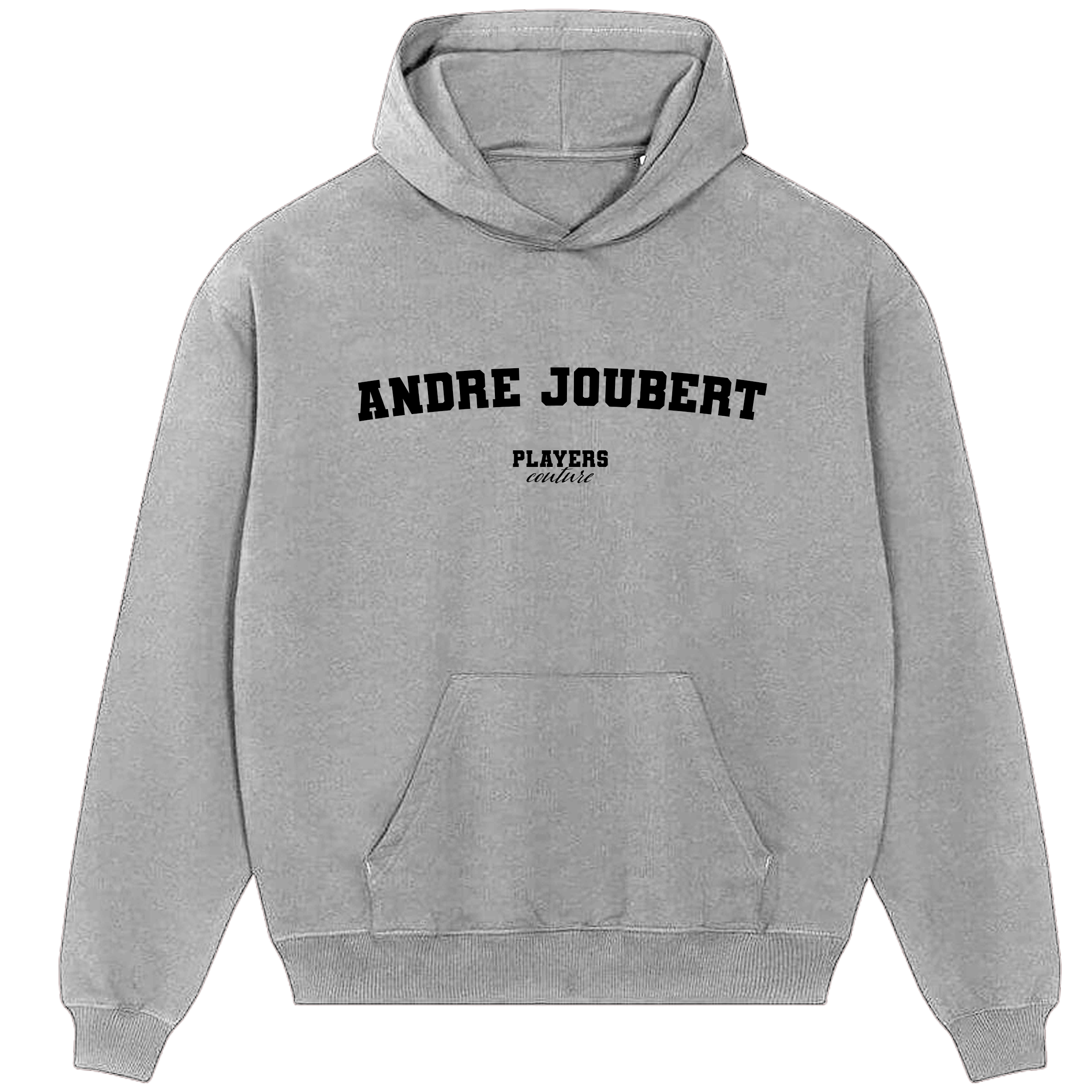 Andre Joubert Players Couture Men's Casual Hoodie Gray