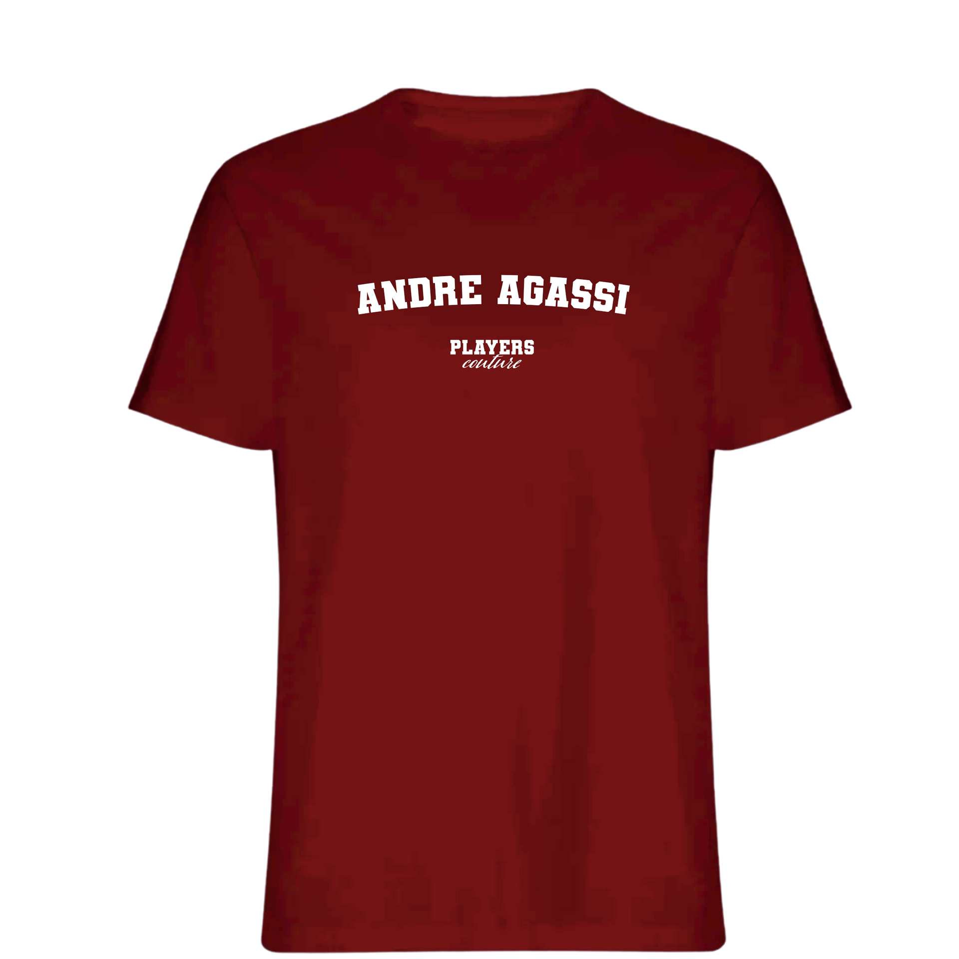 Andre Agassi Players Couture Mens T-Shirt Red