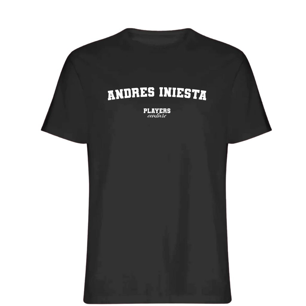 Andres Iniesta Players Couture Mens T-Shirt Black