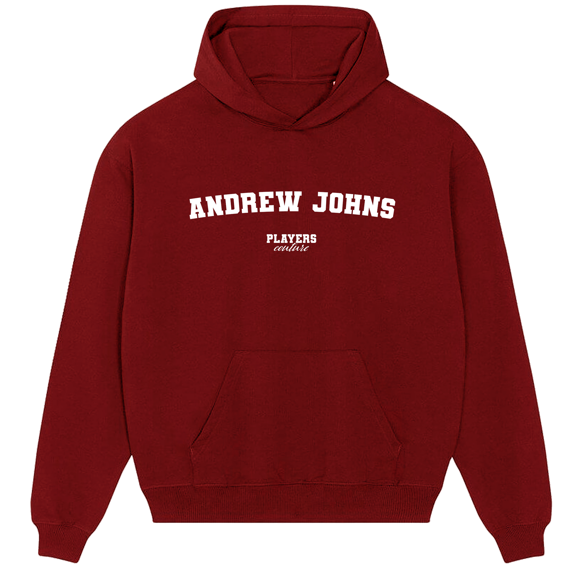Andrew Johns Players Couture Men's Casual Hoodie Red