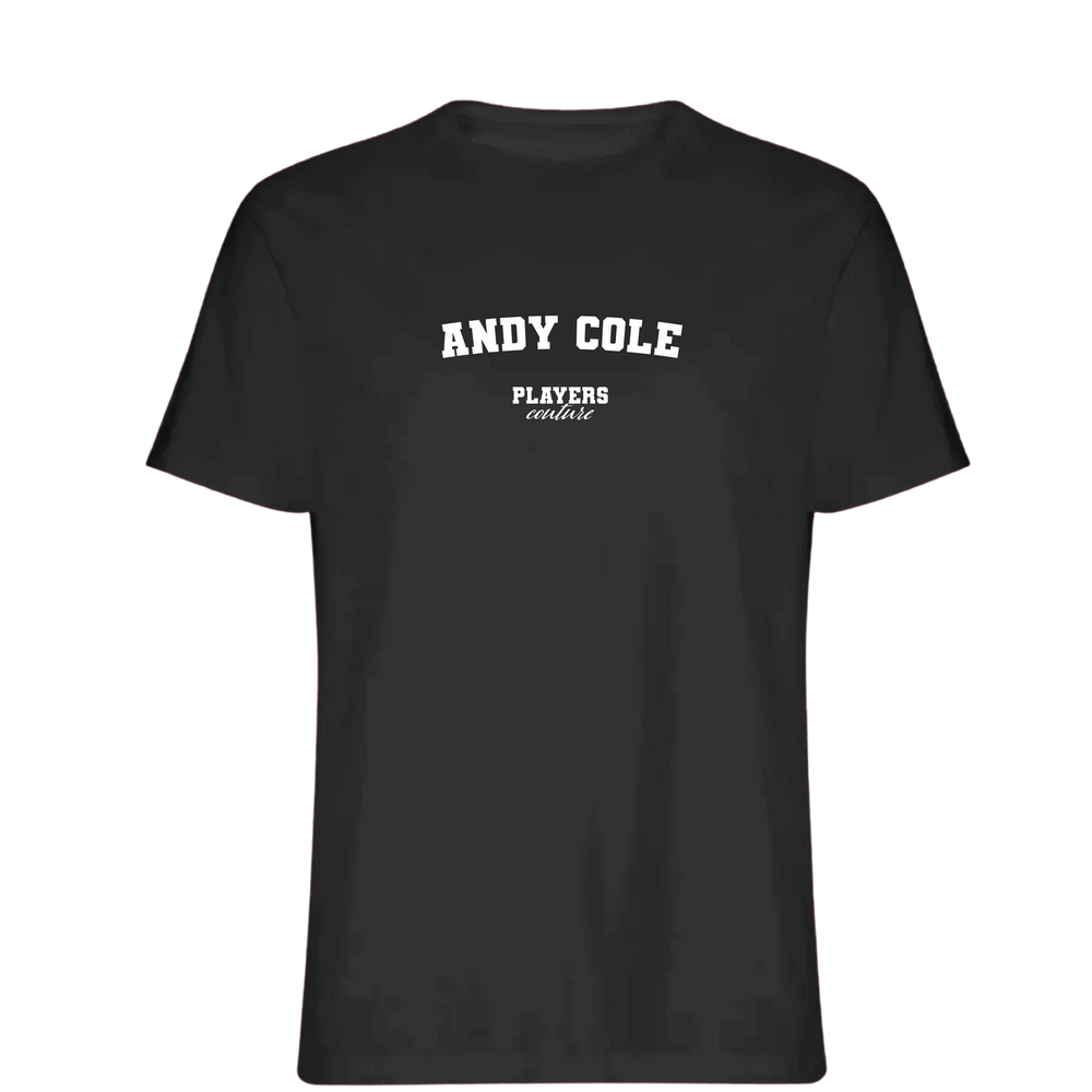 Andy Cole Players Couture Mens T-Shirt Black