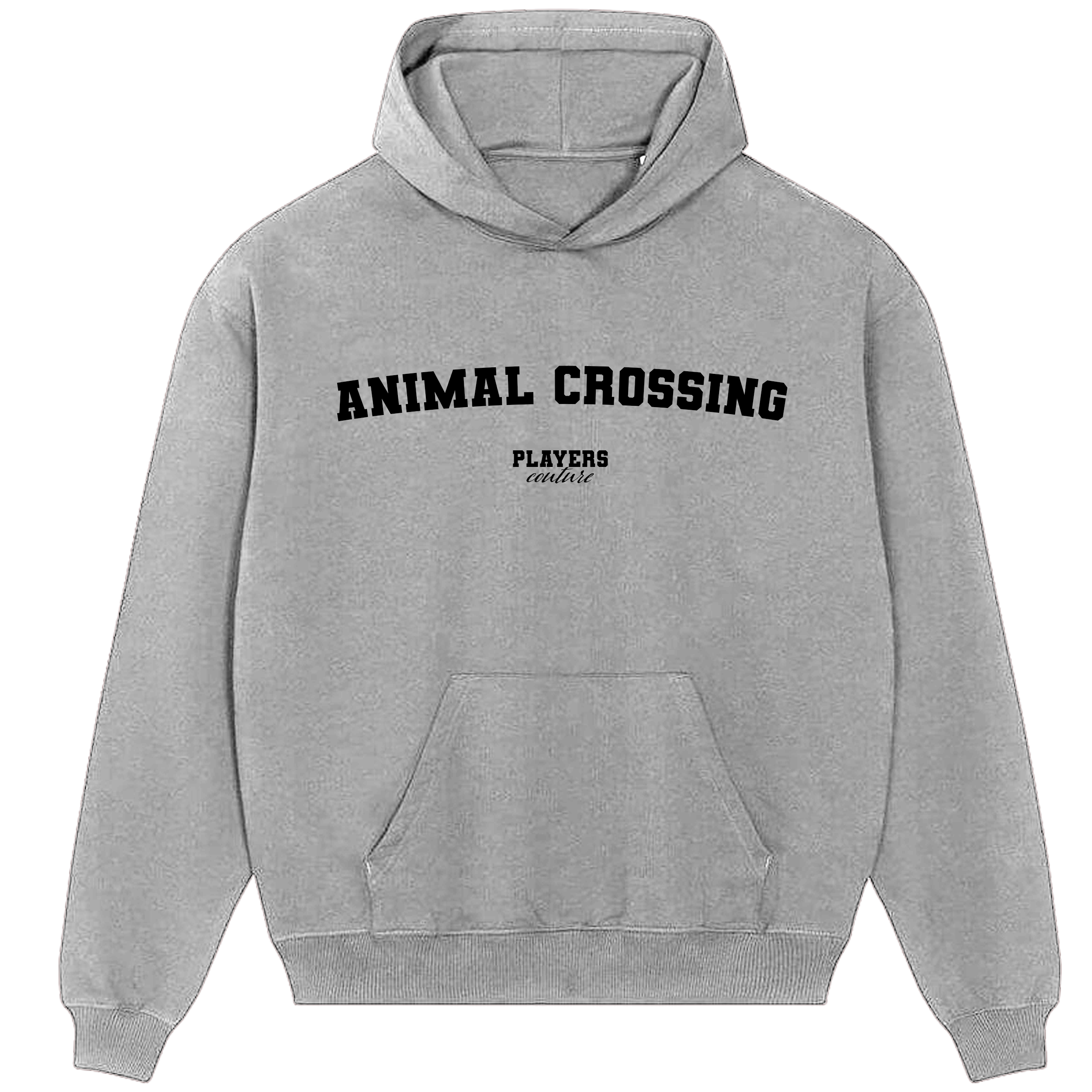 Animal Crossing Players Couture Men's Casual Hoodie Gray