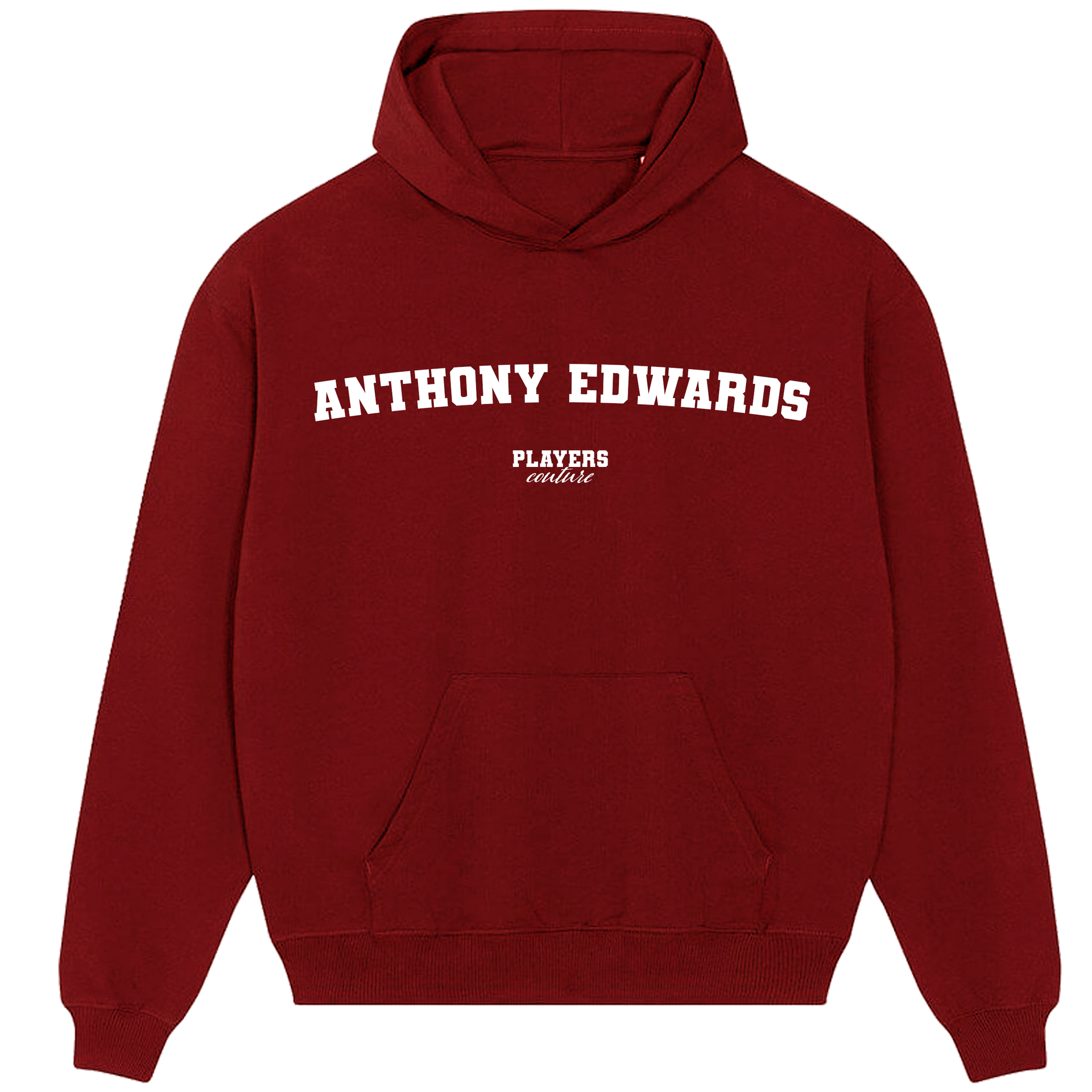 Anthony Edwards Players Couture Men's Casual Hoodie Red