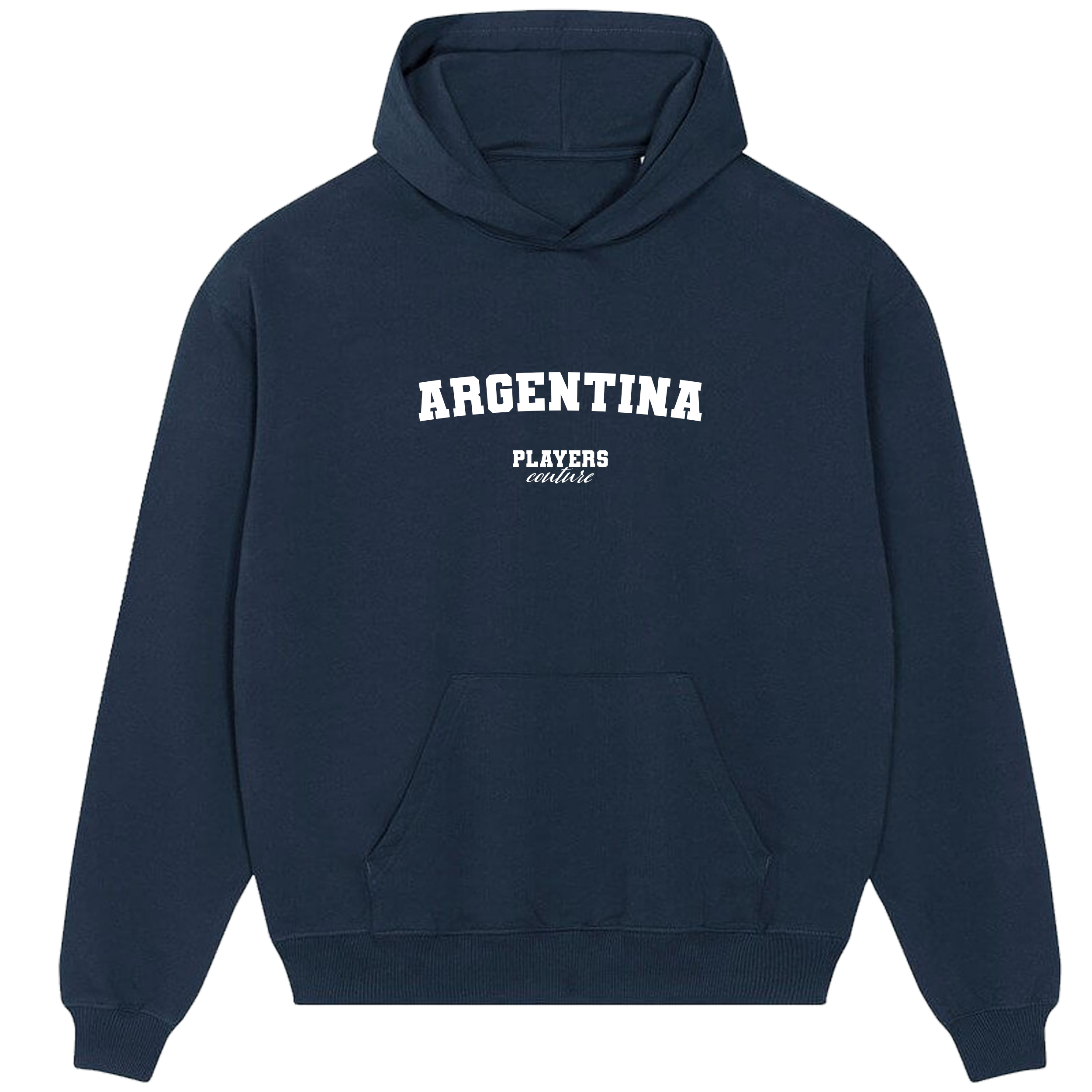 Argentina Players Couture Men's Casual Hoodie Navy