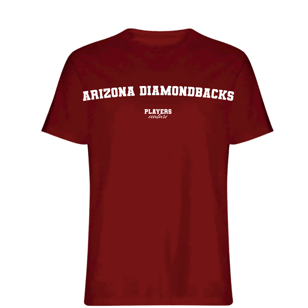 Arizona Diamondbacks Players Couture Mens T-Shirt Red