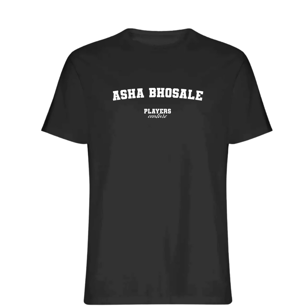 Asha Bhosale Players Couture Mens T-Shirt Black