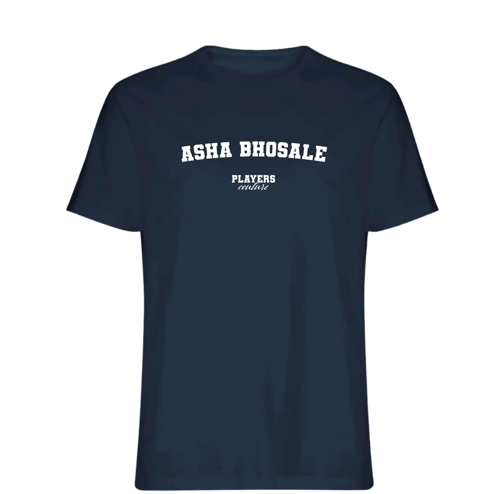 Asha Bhosale Players Couture Mens T-Shirt Navy