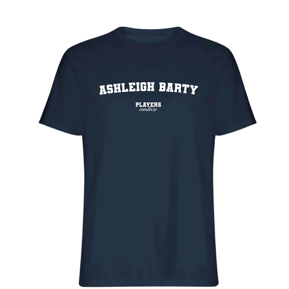 Ashleigh Barty Players Couture Mens T-Shirt Navy