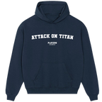 Attack on Titan Players Couture Men's Casual Hoodie Navy