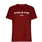 Attack on Titan Players Couture Mens T-Shirt Red