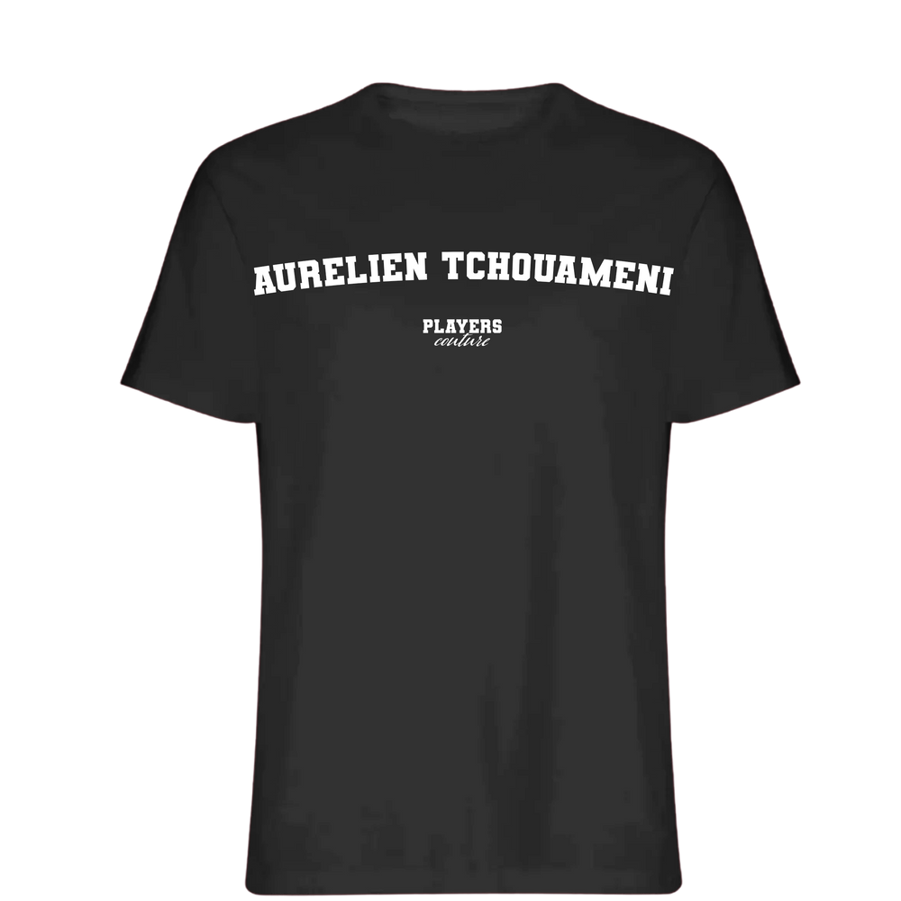 Aurelien Tchouaméni Players Couture Mens T-Shirt Black