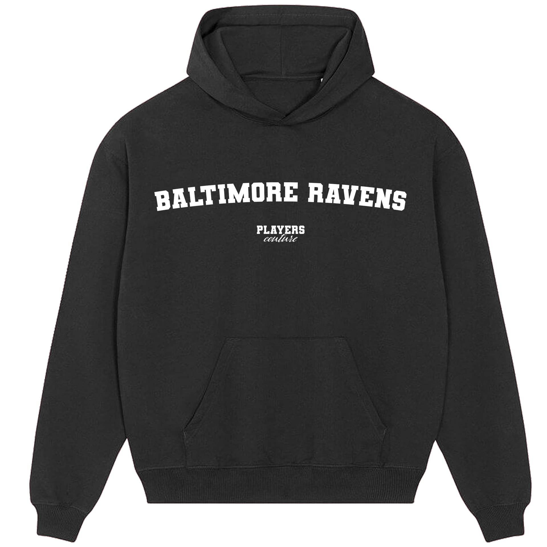 Baltimore Ravens Players Couture Men's Casual Hoodie Black