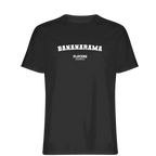 Bananarama t-shirt – black men's t-shirt with white Bananarama letters and Players Couture logo on the chest