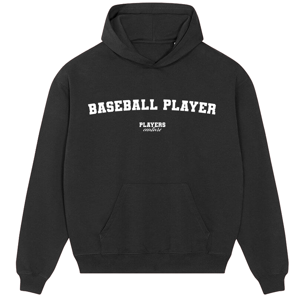 Baseball Player Players Couture Men's Casual Hoodie Black
