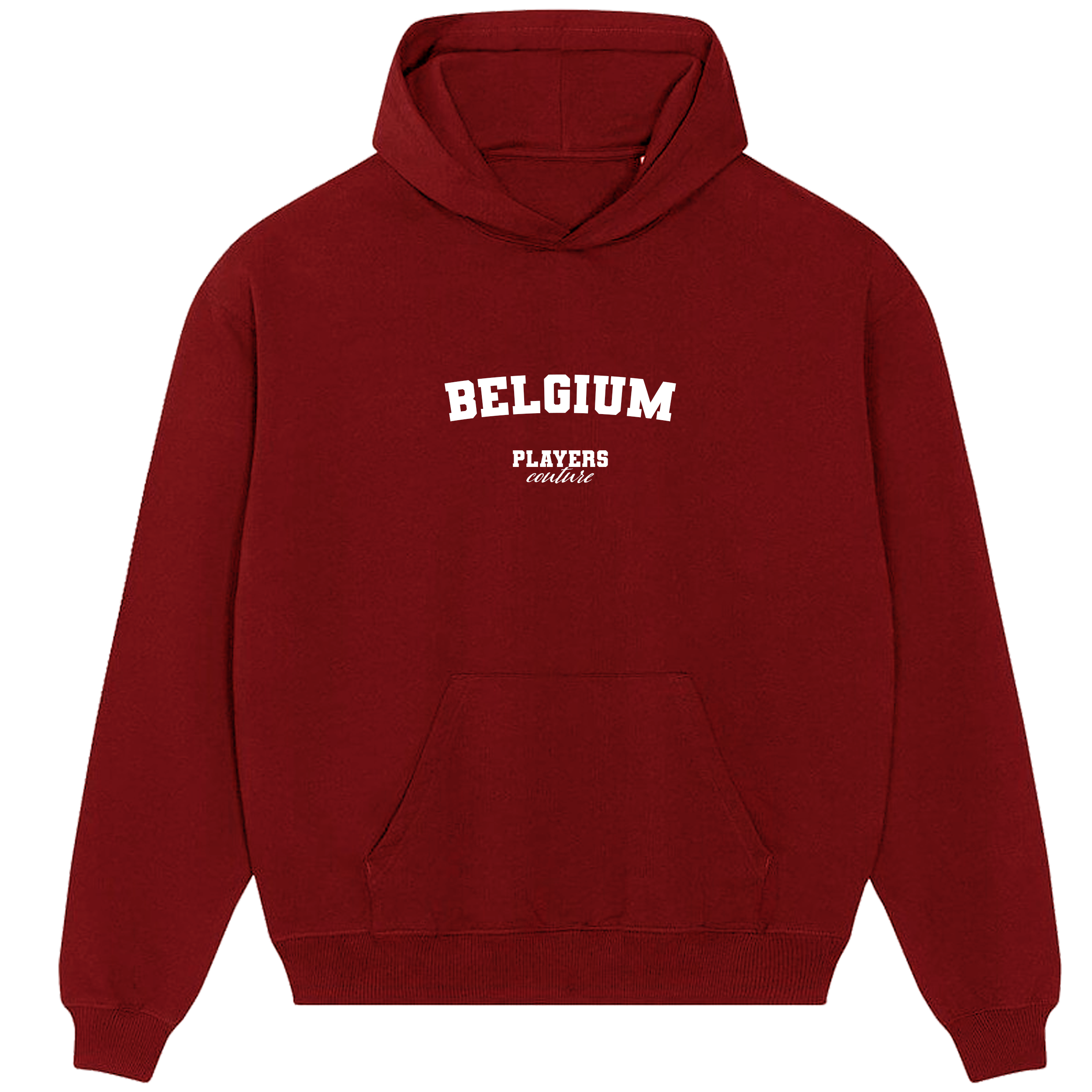 Belgium Players Couture Men's Casual Hoodie Red