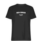 Ben Hogan t-shirt – black men's t-shirt with white Ben Hogan letters and Players Couture logo on the chest