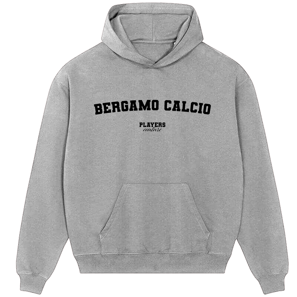 Bergamo Calcio (Atalanta) Players Couture Men's Casual Hoodie Gray