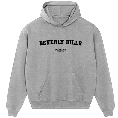 Beverly Hills Players Couture Men's Casual Hoodie Gray