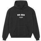 Big Ben hoodie – black men's hoodie with white Big Ben letters and Players Couture logo on the chest