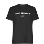 Billy Bremner t-shirt – black men's t-shirt with white Billy Bremner letters and Players Couture logo on the chest