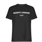 Bixente Lizarazu t-shirt – black men's t-shirt with white Bixente Lizarazu letters and Players Couture logo on the chest