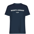 Bixente Lizarazu t-shirt – navy men's t-shirt with white Bixente Lizarazu letters and Players Couture logo on the chest