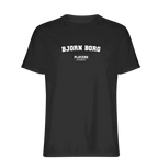 Bjorn Borg t-shirt – black men's t-shirt with white Bjorn Borg letters and Players Couture logo on the chest
