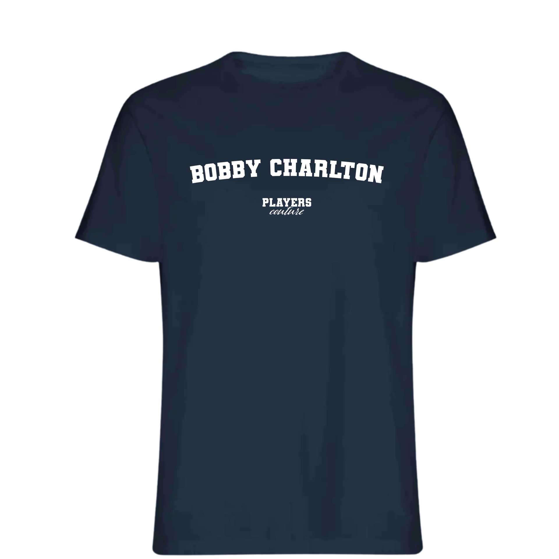 Bobby Charlton Players Couture Mens T-Shirt Navy