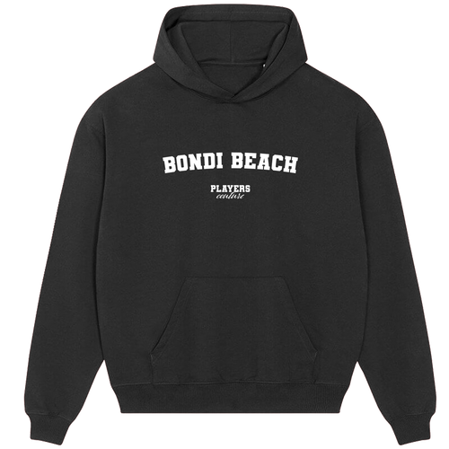 Bondi Beach Players Couture Men's Casual Hoodie Black
