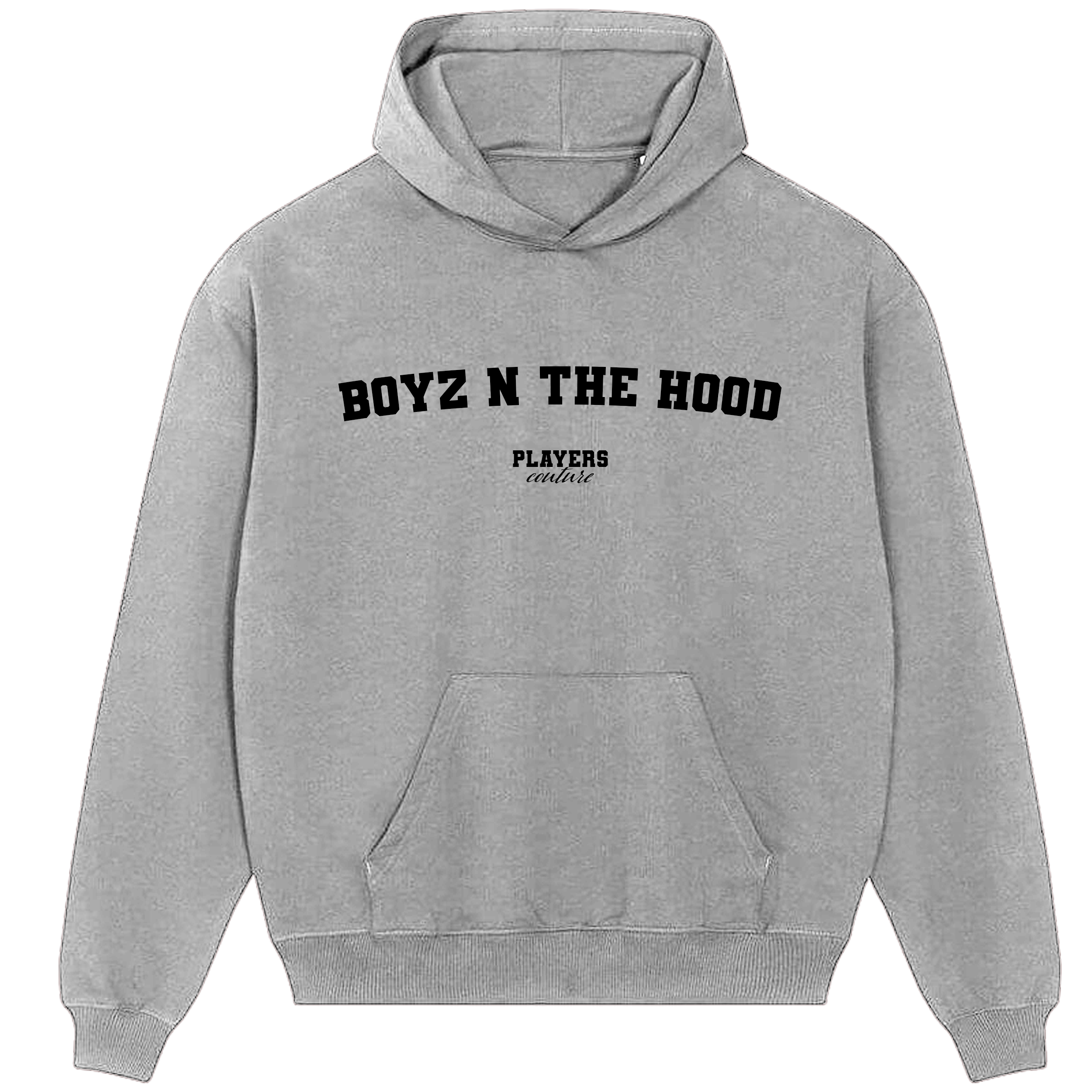 Boyz N The Hood Players Couture Men's Casual Hoodie Gray