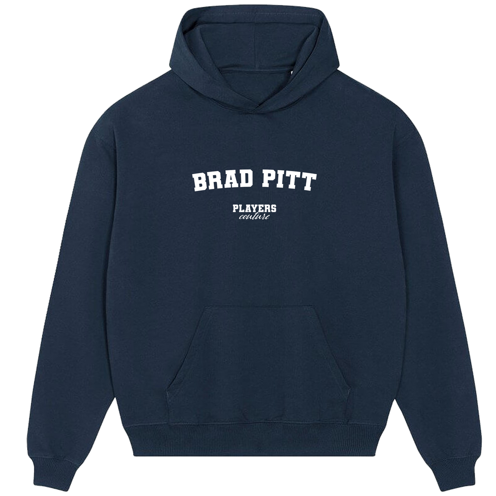 Brad Pitt Players Couture Men's Casual Hoodie Navy