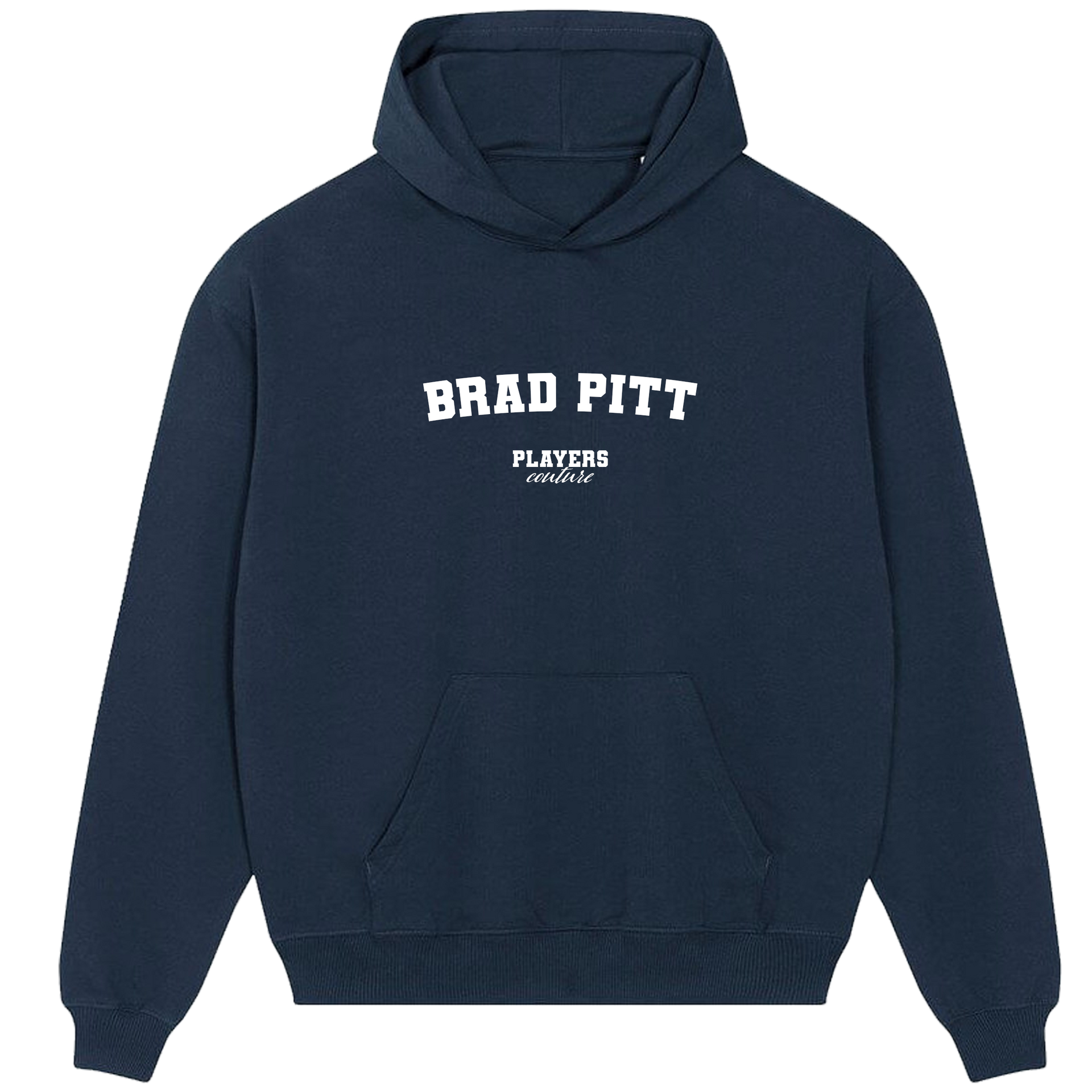 Brad Pitt Players Couture Men's Casual Hoodie Navy