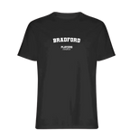 Bradford t-shirt – black men's t-shirt with white Bradford letters and Players Couture logo on the chest
