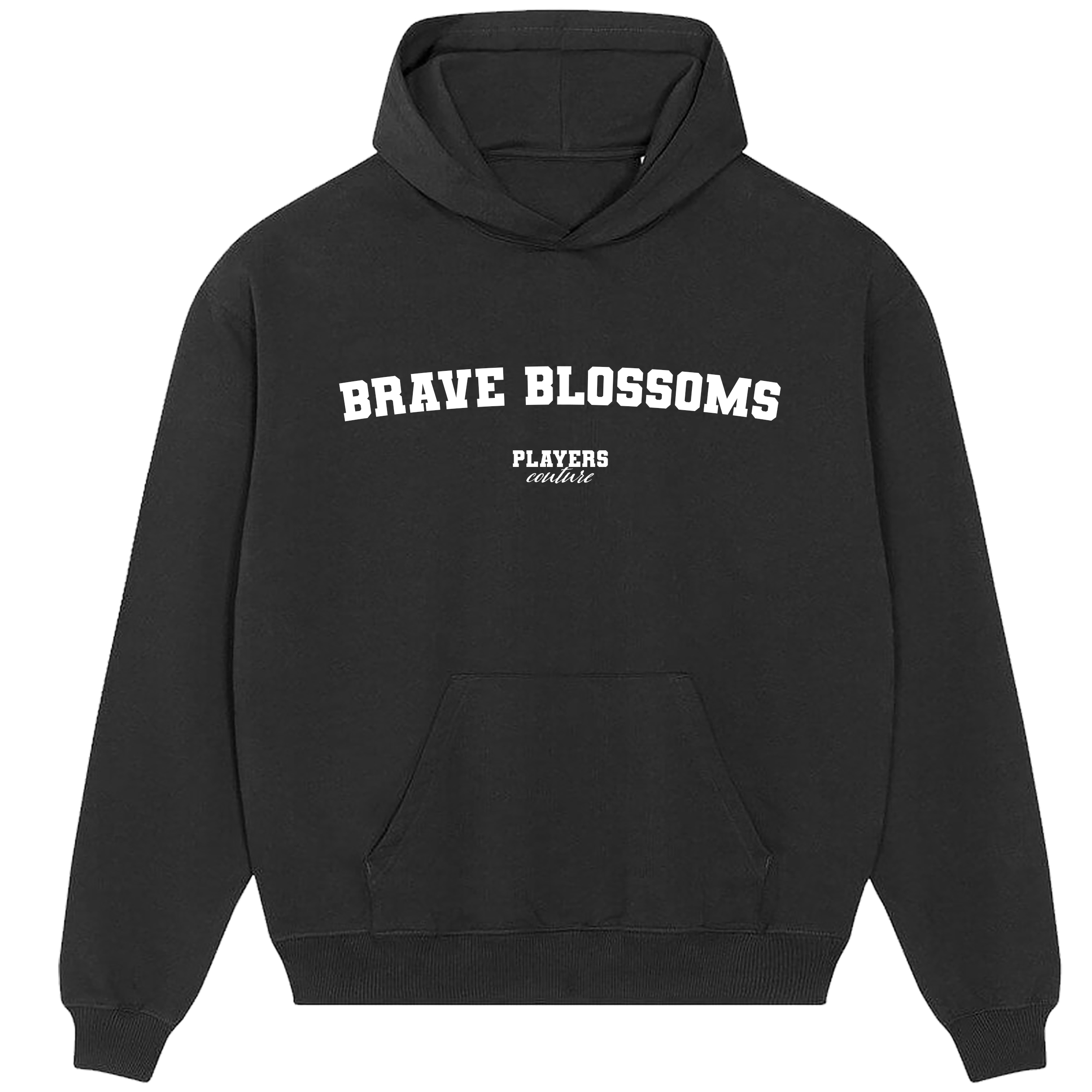 Brave Blossoms Players Couture Men's Casual Hoodie Black