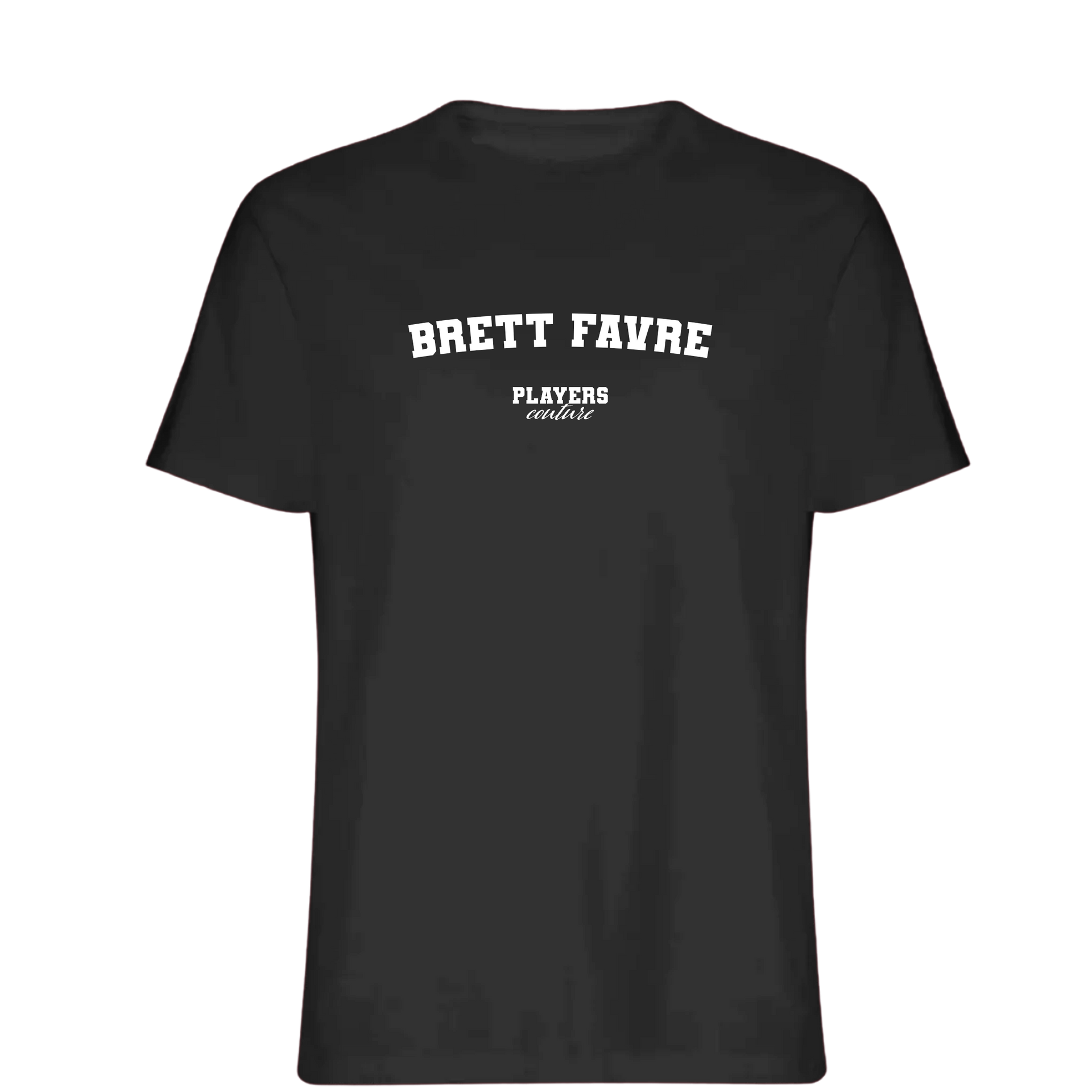 Brett Favre Players Couture Mens T-Shirt Black