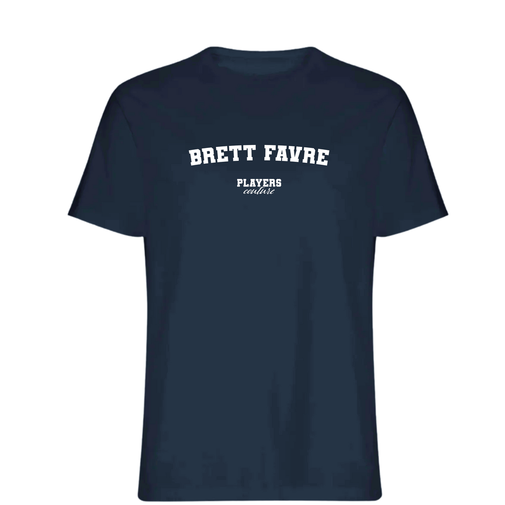 Brett Favre Players Couture Mens T-Shirt Navy
