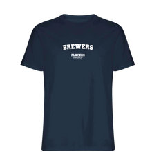 Brewers Players Couture Mens T-Shirt Navy