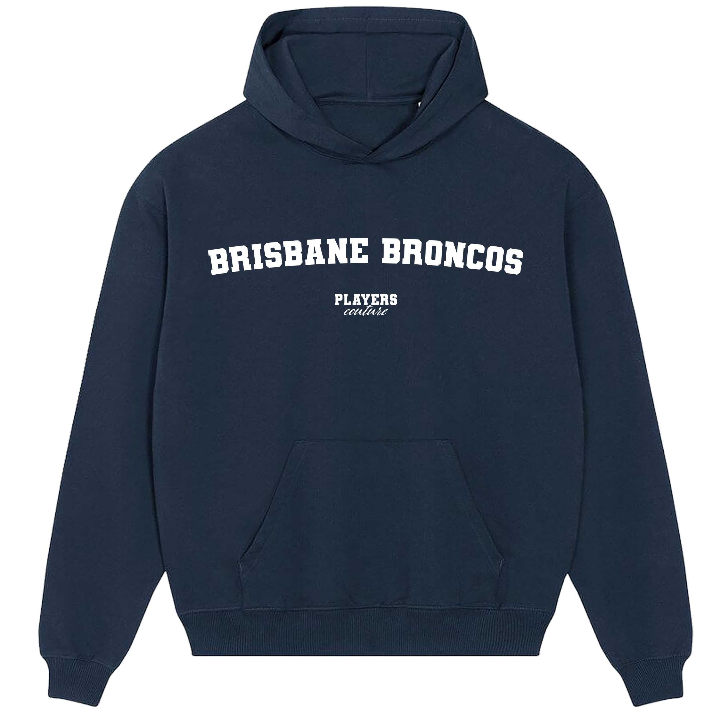 Brisbane Broncos Players Couture Men's Casual Hoodie Navy