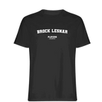Brock Lesnar t-shirt – black men's t-shirt with white Brock Lesnar letters and Players Couture logo on the chest