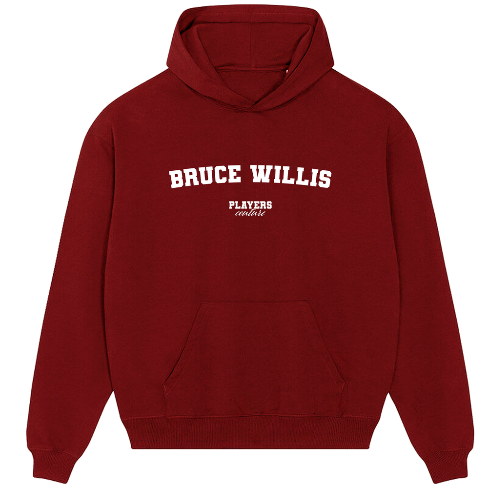 Bruce Willis Players Couture Men's Casual Hoodie Red