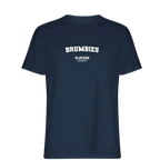 Brumbies t-shirt – navy men's t-shirt with white Brumbies letters and Players Couture logo on the chest