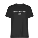 Bubba Watson t-shirt – black men's t-shirt with white Bubba Watson letters and Players Couture logo on the chest